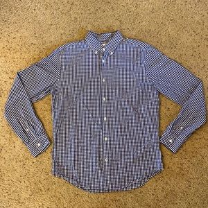 Gap Blue Checkered Button Down